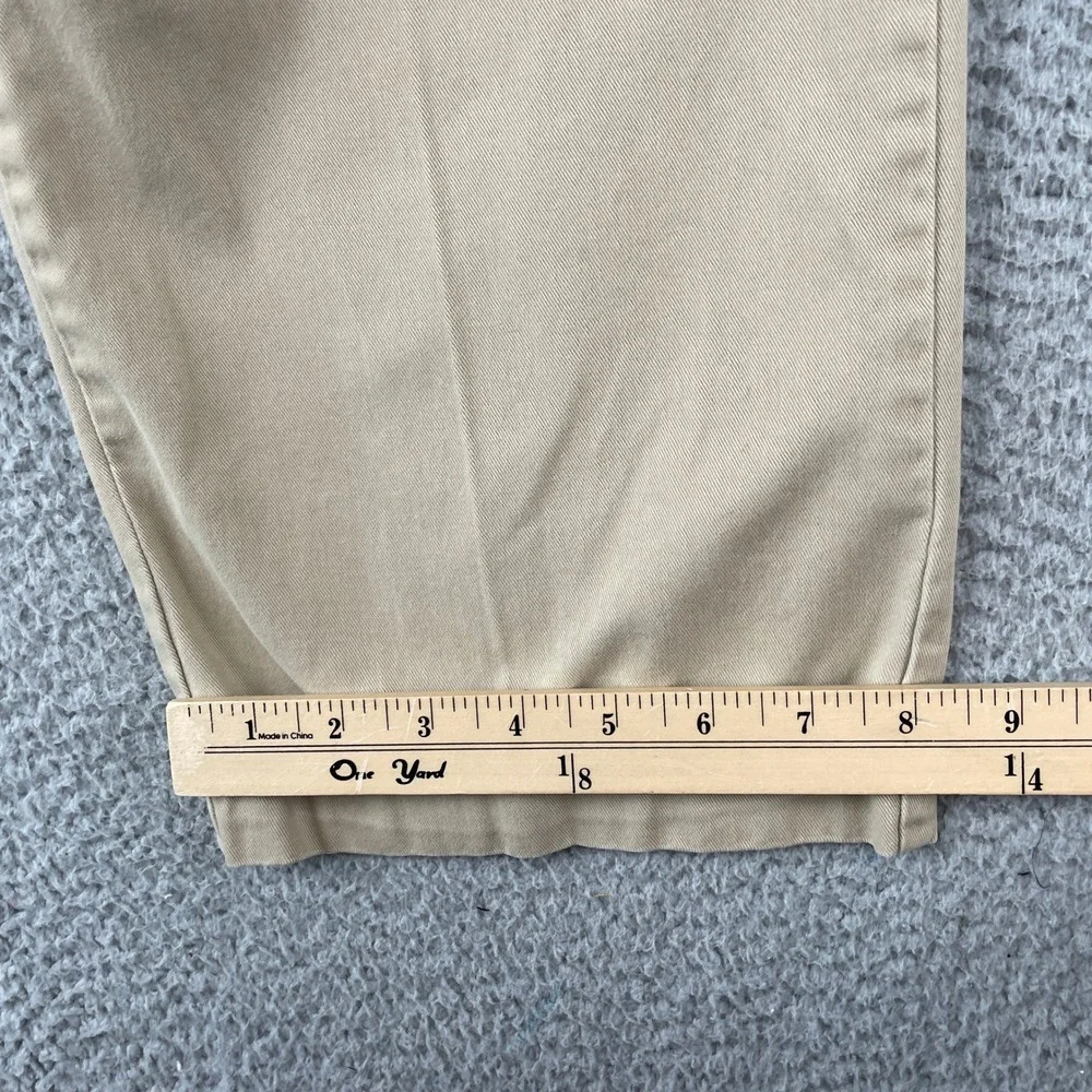 Polo Ralph Lauren Pants Mens 38/32 Tan Classic Chino Straight Leg Cotton Twill